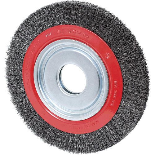 Disque &agrave; fils cr&ecirc;p&eacute;s, 10" dia., Fils 0,02", Arbre 2" Superchem Industries