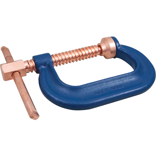 Heavy-Duty Forged C-Clamp, 10" (254 mm) Capacity, 5" (127 mm) Throat Depth Superchem Industries