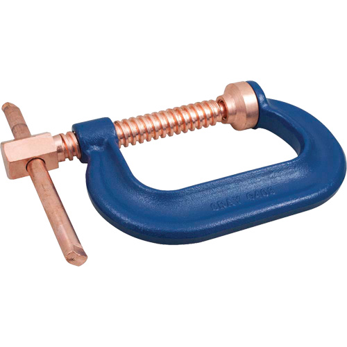 Heavy-Duty Forged C-Clamp, 6" (152 mm) Capacity, 3-7/8" (98 mm) Throat Depth Superchem Industries