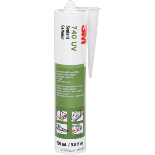 Scellant adh&eacute;sif 740 UV, 290 ml, Cartouche, Gris Superchem Industries