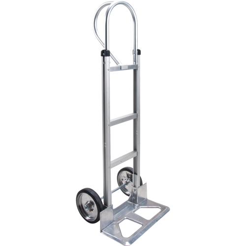 Knocked Down Hand Truck, P-Handle Handle, Aluminum, 52-1/8" Height, 500 lbs. Capacity Superchem Industries