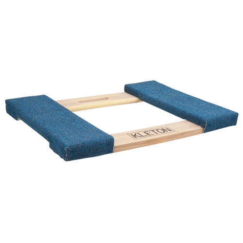 Cadre de socle roulant en bois dur &agrave; bouts avec tapis, Cadre en Bois, 18" la x 24" lo, Capacit&eacute; 900 lb Superchem Industries