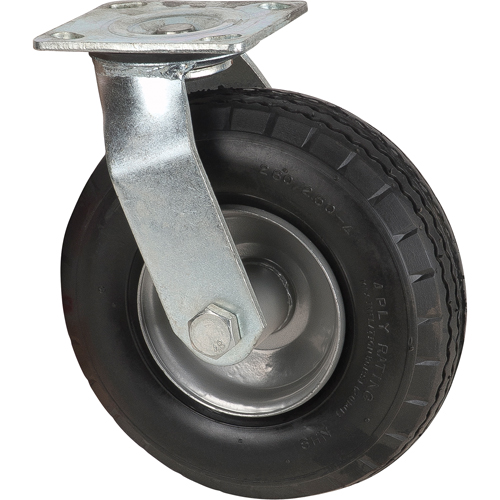 Roulettes pneumatiques, Pivotant, 8" (203,2 mm), Pneumatique, 350 lb (158,8 kg) Superchem Industries