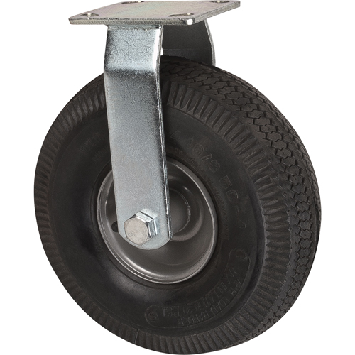Roulettes de rechange pour chariots &agrave; plateforme robustes, Fixe, 10" (254 mm), Pneumatique, 400 lb (181 kg) Superchem Industries