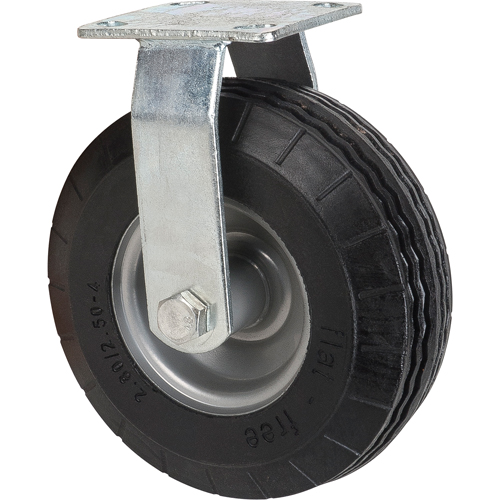 Roulettes anticrevaisons, Fixe, 8" (203,2 mm), Anticrevaison, 275 lb (125 kg) Superchem Industries