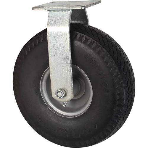 Roulettes anticrevaisons, Fixe, 10" (254 mm), Anticrevaison, 300 lb (136 kg) Superchem Industries