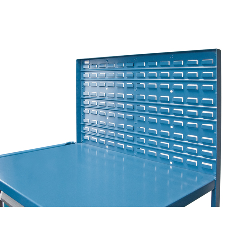 Mobile Service Cart, 2 Tiers, 24" W x 57" H x 40" D, 1200 lbs. Capacity Superchem Industries