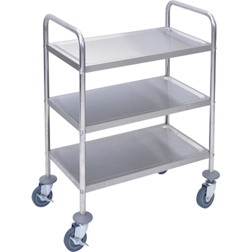 Chariot &agrave; tablettes, 3 Tiers, 16" la x 35" h x 26" p, Capacit&eacute; 200 lb Superchem Industries