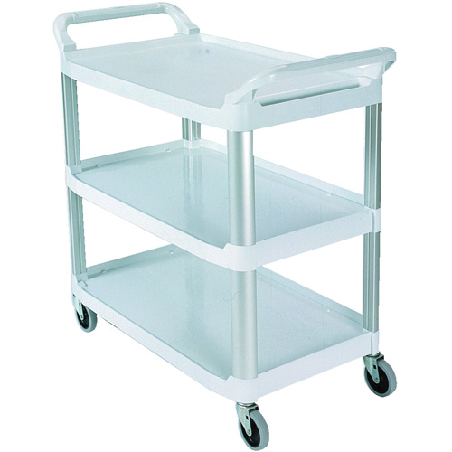 Open-Sided Shelf Cart, 3 Tiers, 40" x 37" x 20", 300 lbs. Capacity Superchem Industries