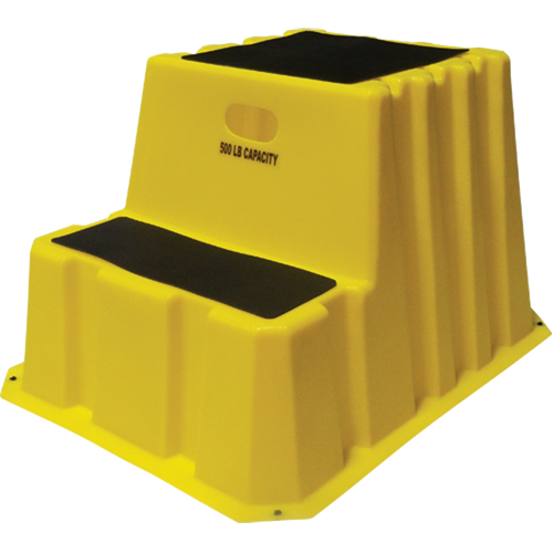 Nestable Industrial Step Stools, 2 Steps, 32-3/4" x 25-3/4" x 20-1/2" High Superchem Industries