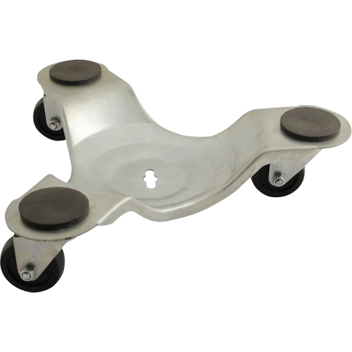 Zinc Plated Leg Dolly, 300 lbs. Capacity, Steel Frame, 2.75" H Superchem Industries