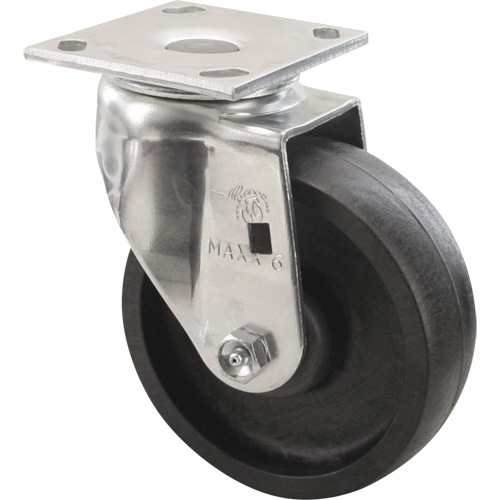 Roulette Emaxx RollX remplie de verre, Pivotant, 4" (101,6 mm), Nylon, 1200 lb (544,3 kg) Superchem Industries