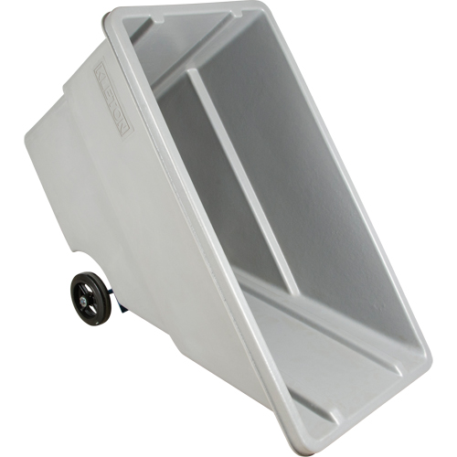 Chariot basculeur en acier, Poly&eacute;thyl&egrave;ne, 0,625 vg³, Capacit&eacute; de charge de 500 lb Superchem Industries