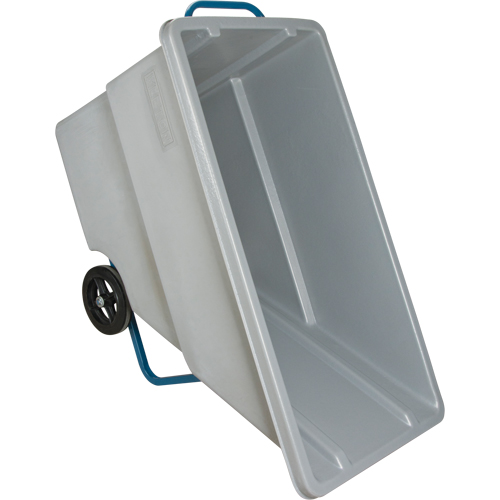 Chariot basculeur en acier, Poly&eacute;thyl&egrave;ne, 0,625 vg³, Capacit&eacute; de charge de 850 lb Superchem Industries