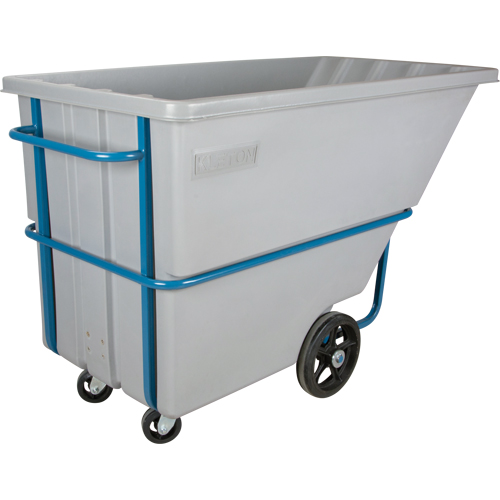 Tilt Truck, Polyethylene, 1.1 cu. yd., 2000 lbs. Load Capacity Superchem Industries