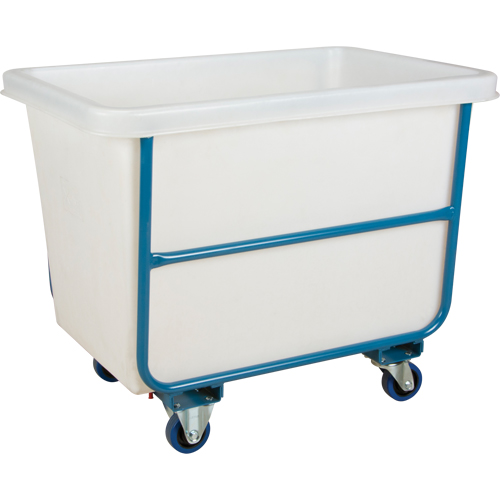 Tapered Wall Box Truck, White Polyethylene, 37" L x 26" W x 31" H, 9 cu. ft. Volume, 1000 lbs. Capacity Superchem Industries