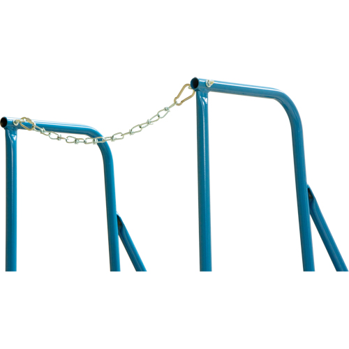 Trailer Access Rolling Ladder with Rails, 4 Steps, 22" Step Width, 37" Platform Height, Steel Superchem Industries