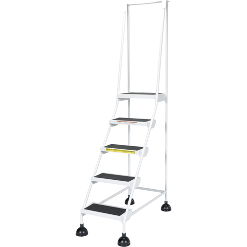 &eacute;chelles Stop-Step pour travaux l&eacute;gers, 5 marches, Largeur de la marche 16", Hauteur de la plateforme 47-11/16", Acier Superchem Industries