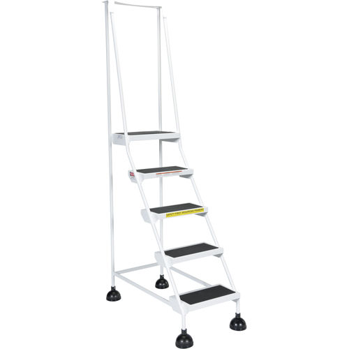 &eacute;chelles Stop-Step pour travaux l&eacute;gers, 5 marches, Largeur de la marche 16", Hauteur de la plateforme 47-11/16", Acier Superchem Industries