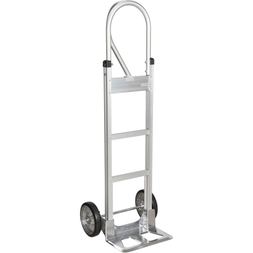 Knocked Down Hand Truck, P-Handle Handle, Aluminum, 52-1/8" Height, 500 lbs. Capacity Superchem Industries