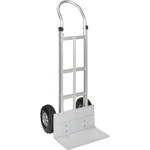 Knocked Down Hand Truck, Continuous Handle, Aluminum, 49-5/8" Height, 500 lbs. Capacity Superchem Industries