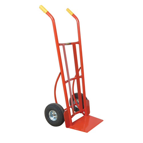 Diable robuste pour l'entrep&ocirc;t - TM-PB, Prise Double, Acier, Hauteur de 50-1/2", Capacit&eacute; 700 lb Superchem Industries