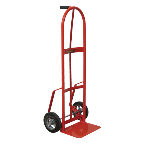 Hand Truck with Reinforced Noseplate - 126RN-HB, Single Grip Handle, Steel, 51" Height, 800 lbs. Capacity Superchem Industries