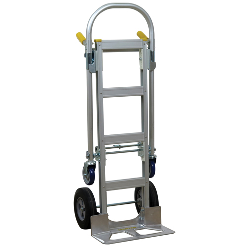 SPTN-JR-T18-SR Spartan Jr. Convertible Hand Truck, Aluminum, 1000 lbs. Capacity Superchem Industries