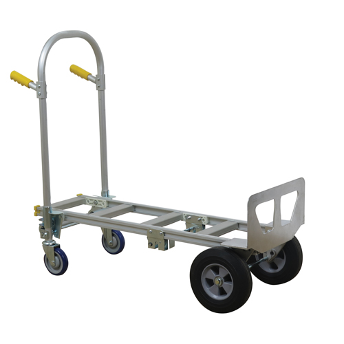 SPTN-JR-T18-SR Spartan Jr. Convertible Hand Truck, Aluminum, 1000 lbs. Capacity Superchem Industries