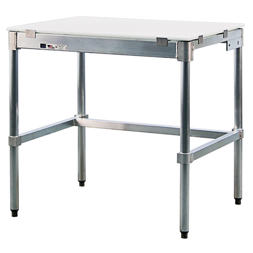 &eacute;tabli avec dessus en poly, 60" la x 24" p x 35-1/2" h, Capacit&eacute; 1800 lb Superchem Industries
