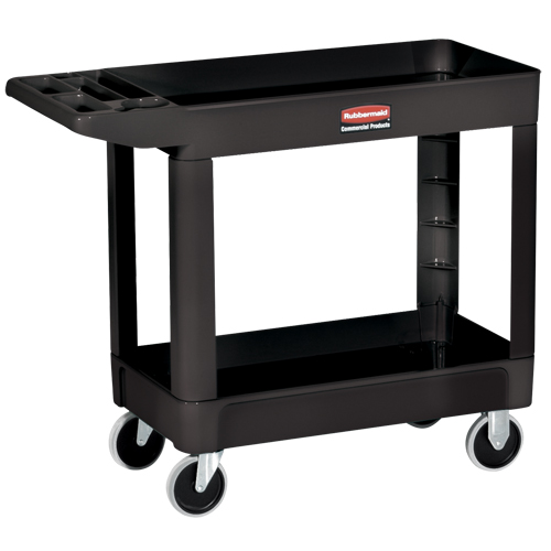 Chariot utilitaire robuste - 4500-89, 2 tiers, 25-7/8" x 33-1/4" x 45-1/4", Capacit&eacute; 500 lb Superchem Industries