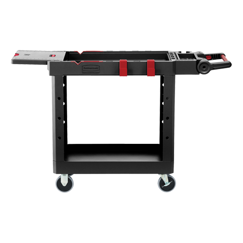 Heavy-Duty Adaptable Utility Cart, 2 Tiers, 17-3/4" x 36" x 46-1/5", 500 lbs. Capacity Superchem Industries
