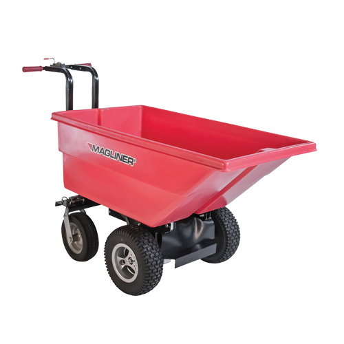 Motorized Tilt Truck, 6 pi³ Capacity, 40" H x 25" W x 56" D Superchem Industries