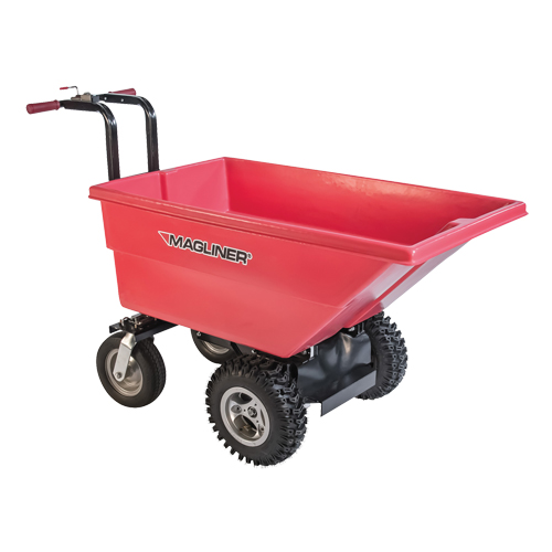 Motorized Tilt Truck, 6 pi³ Capacity, 40" H x 25" W x 56" D Superchem Industries
