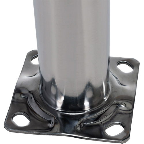 Butoir de s&eacute;curit&eacute;, Acier inoxydable, 36" h x 8" la, Argent Superchem Industries