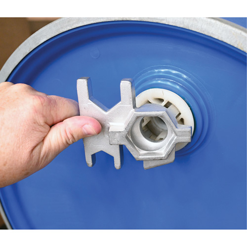 Drum Wrench, 3/4"/2" Opening, 9-1/2" Handle, Stainless Steel Superchem Industries