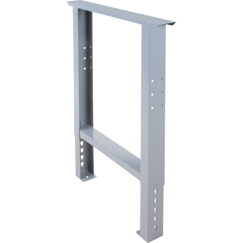 Pattes d'&eacute;tabli pour service industriel, Acier, 24" p x 34" h, Simple Superchem Industries