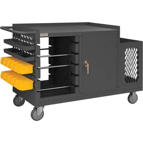 Chariot pour bobines de fil et de maintenance, Acier, 5 Montants, 54-1/16" la x 35" h x 24" p, Capacit&eacute; de 1200 lb Superchem Industries