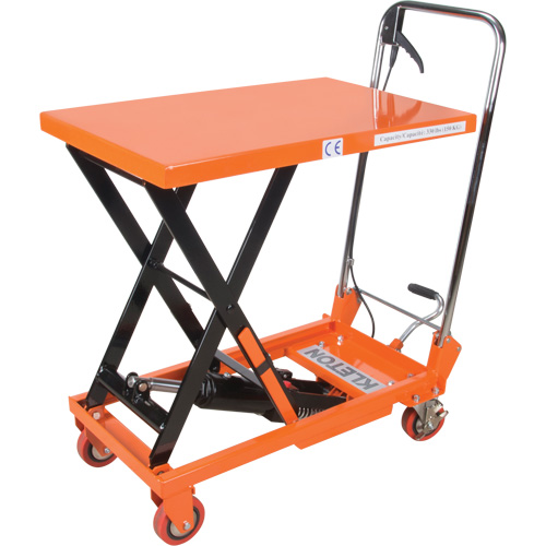 Hydraulic Scissor Lift Table, 27-1/2" L x 17-3/4" W, Steel, 330 lbs. Capacity Superchem Industries