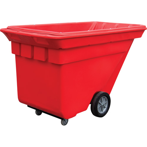 Techtruck Tilt Truck, Polyethylene, 5/8 cu. yd., 1000 lbs. Load Capacity Superchem Industries