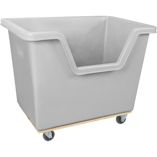 Chariot-caisse &agrave; c&ocirc;t&eacute; ouvert, Poly&eacute;thyl&egrave;ne, 45-3/4" lo x 31-1/4" la x 37-3/4" h, Volume 22 pi³, Capacit&eacute; 1000 lb Superchem Industries