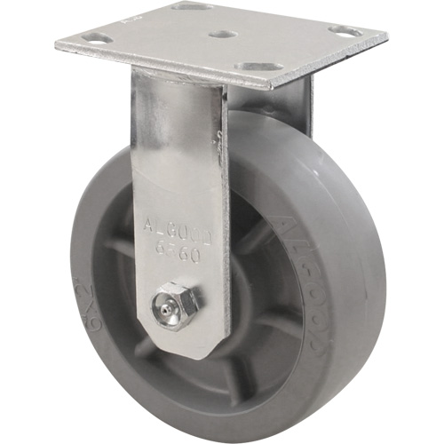 Roulette Emaxx, Fixe, 4" (101,6 mm), Envirothane, 1000 lb (453,6 kg) Superchem Industries