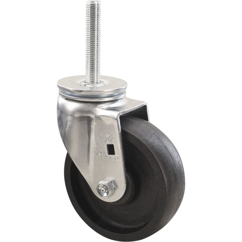 Emaxx RollX Wow Caster, Swivel with Brake, 6" (152.4 mm) Dia., 1200 lbs. (544.3 kg.) Capacity Superchem Industries