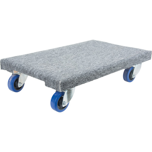 Socles roulants en bois franc pour usage intensif, Roues en Caoutchouc, Capacit&eacute; de 1400 lb, 18" la x 24" p x 7" h Superchem Industries