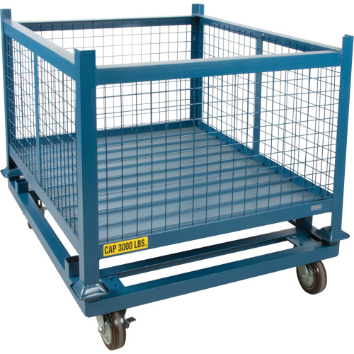 Dolly for Stacking Container, 48.5" W x 40-1/2" D x 10" H, 3000 lbs. Capacity Superchem Industries