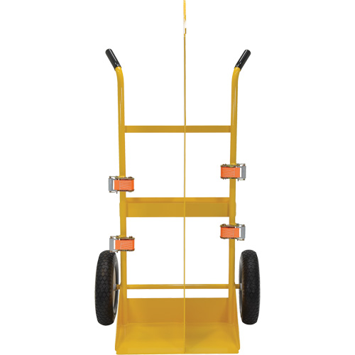 Welding Cylinder Torch Cart, Foam-Filled Wheels, 23-13/16" W x 22-13/16" L Base, 500 lbs. Superchem Industries