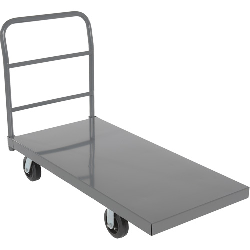 Platform Truck, 48" L x 24" W, 2000 lbs. Capacity, Rubber Casters Superchem Industries
