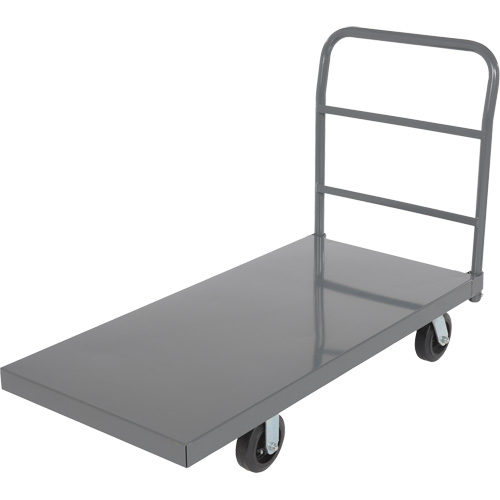 Platform Truck, 48" L x 24" W, 2000 lbs. Capacity, Rubber Casters Superchem Industries