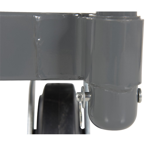 Platform Truck, 48" L x 24" W, 2000 lbs. Capacity, Rubber Casters Superchem Industries