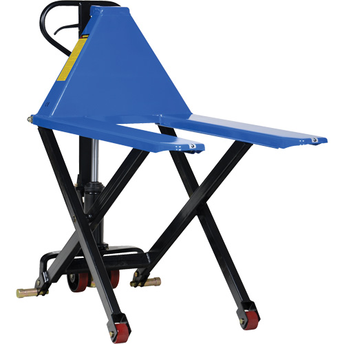 Hydraulic & Manual Skid Scissor Lift, 47" L x 27" W, Steel, 2200 lbs. Capacity Superchem Industries